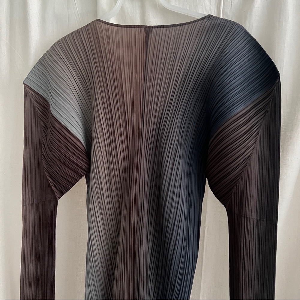 Issey Miyake gradient cardigan